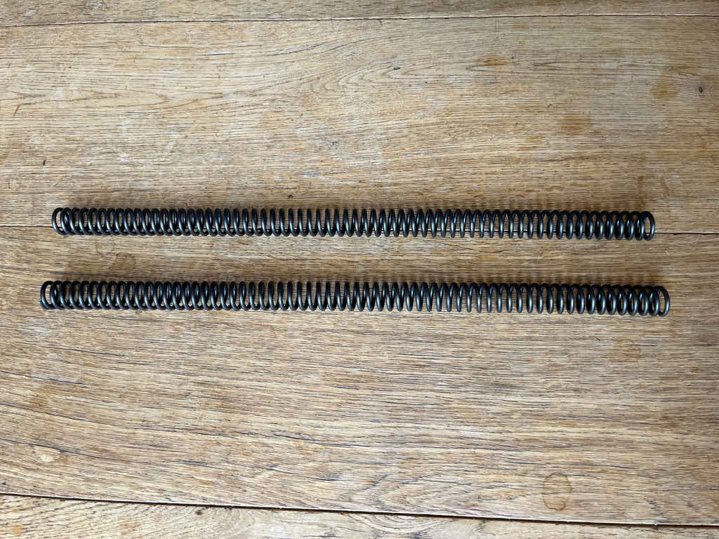 Paire de ressorts de fourche spéciaux renforcés Yamaha TY125/175