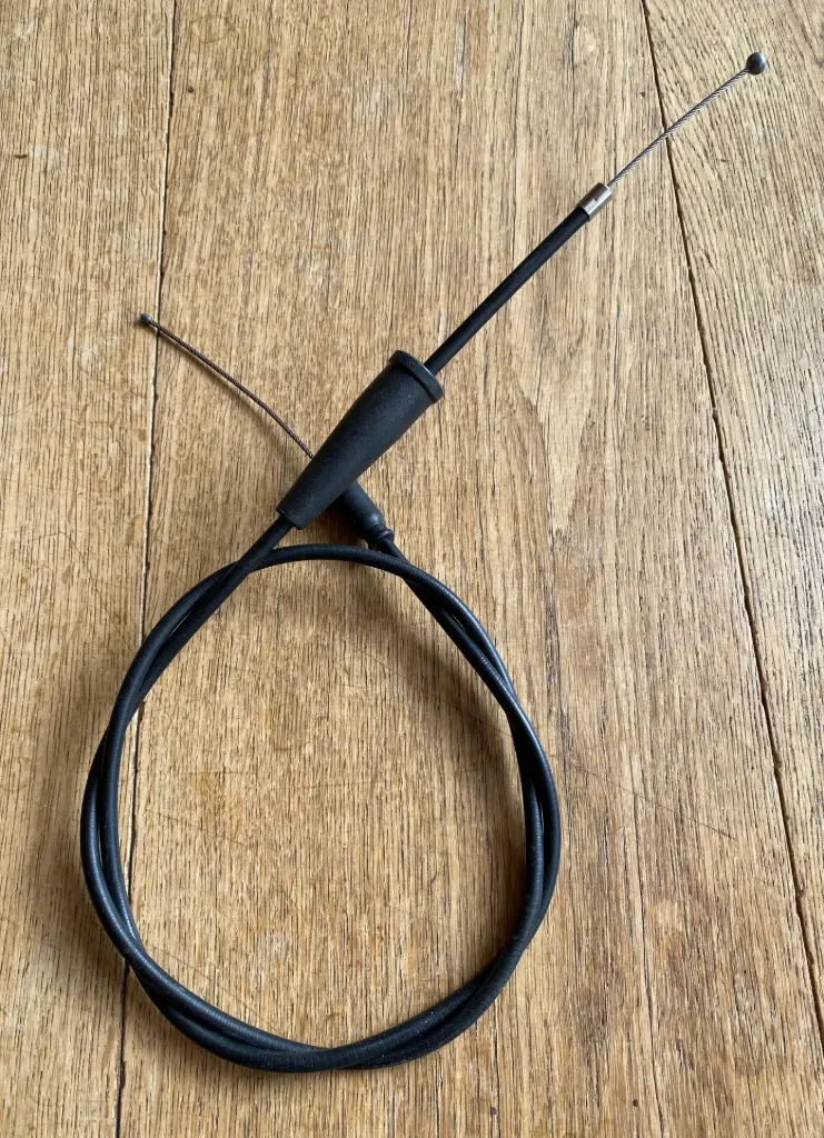 Câble de gaz adaptable  poignée Domino sur carburateur TK origine Yamaha TY250 59N