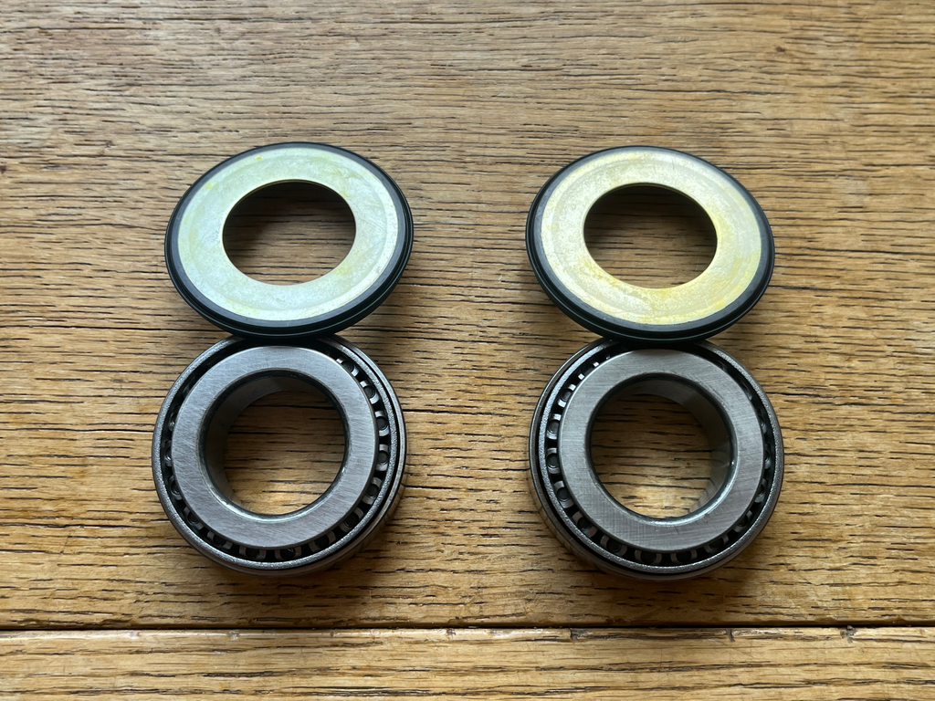 Jeu de roulements de colonne de direction (adaptable) Yamaha TY 250 59N