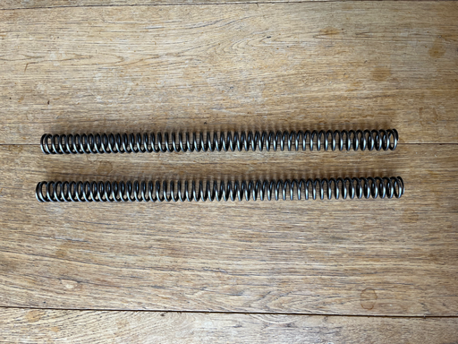 Paire de ressorts de fourche spéciaux renforcés Yamaha TY250 type 516 (bi amortisseurs)